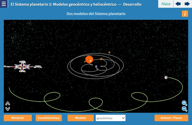 El Sistema planetario: Modelos geocéntrico y heliocéntrico