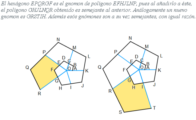 Gnómones hexagonales Gnómones hexagonales