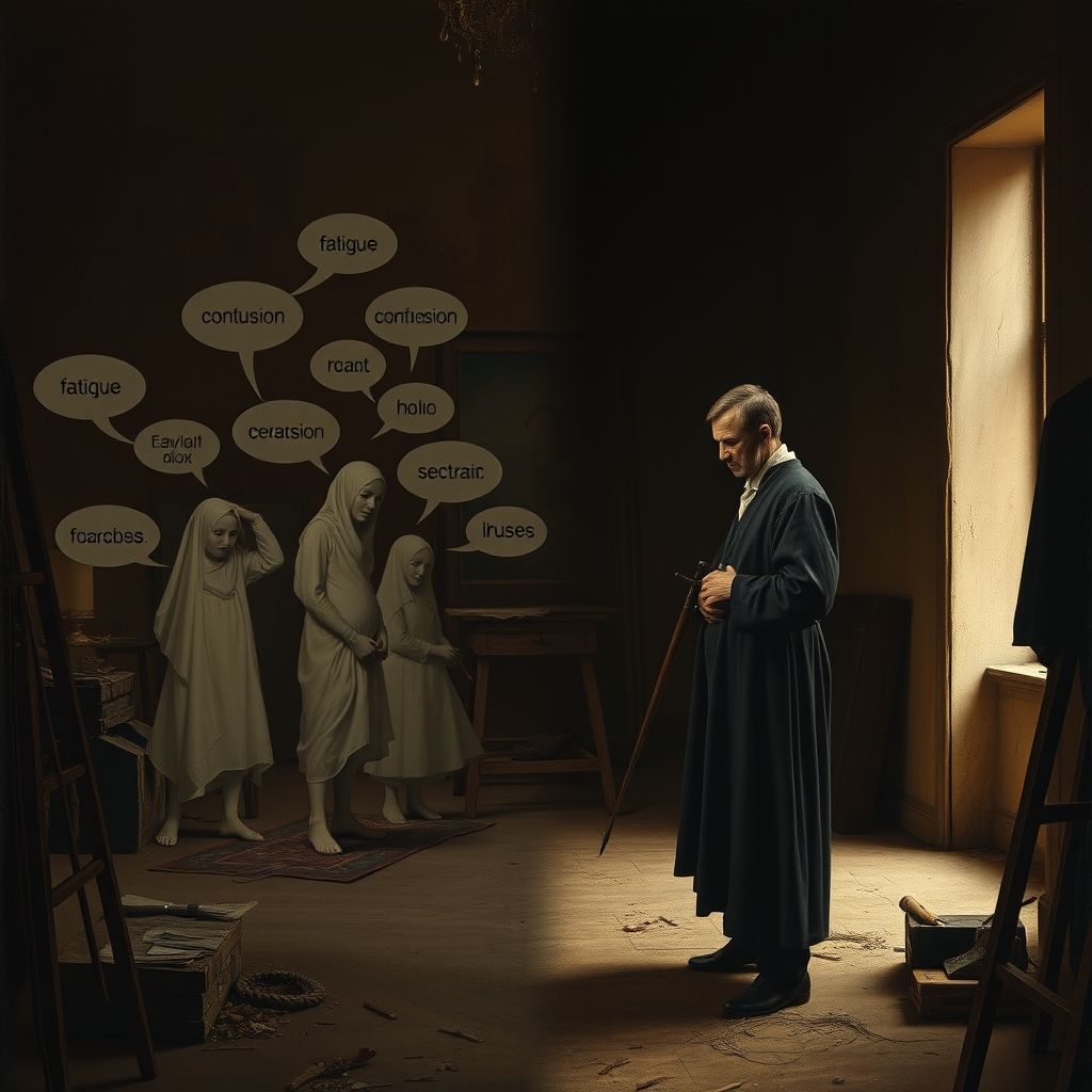 Una imagen que compara los síntomas del envenenamiento por plomo con los síntomas que experimentó Goya, representando la incertidumbre sobre la causa de su sordera.