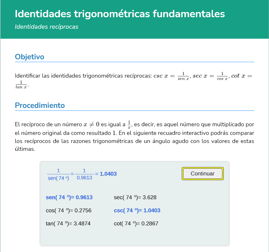 Logo Identidades trigonométricas fundamentales