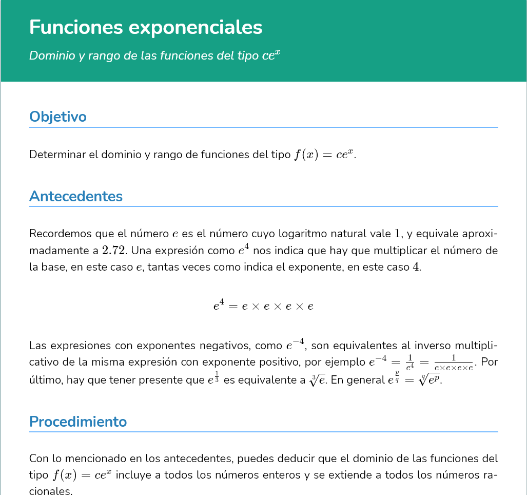 Logo Funciones exponenciales